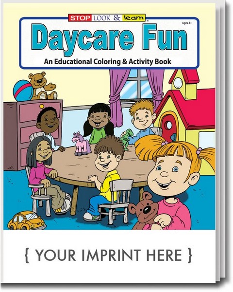 CS0599 Daycare Fun Coloring and Activity Book w...